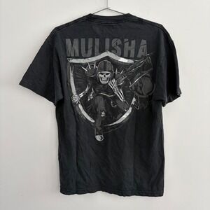 Metal Mulisha Nation Mens Graphic T-Shirt Black Skeleton Reaper Large